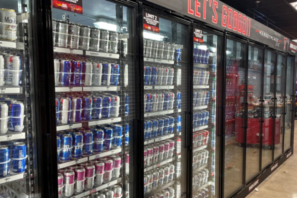 commercial refrigeration section